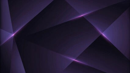 Fototapete - Wallpaper blue purple light line background black geometry, futuristic digital gradient glow abstract modern tech style design dynamic neon art pattern backdrop texture wallpaper
