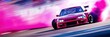 © Steph - drift racing concept with race car drifting on track