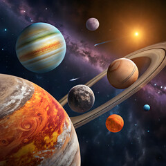 planet in space