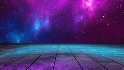 Wall Mural - futuristic space floor