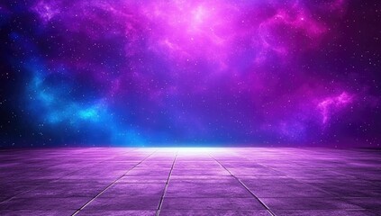 Wall Mural - futuristic space floor (1)