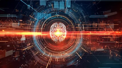 Technological innovation and neural network connections in futuristic computing