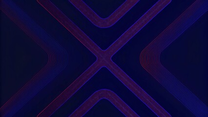 Fototapete - Abstract background with lines. Game background, digital, futuristic, neon glow pattern with vibrant gradients, perfect for UI, HUD, or sci-fi design in dynamic modern virtual environments.