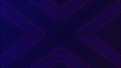 Fototapete - Abstract background with lines. Game background, digital, futuristic, neon glow pattern with vibrant gradients, perfect for UI, HUD, or sci-fi design in dynamic modern virtual environments.