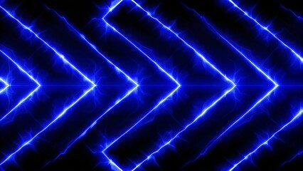 Aufkleber - Abstract blue electric lightning bolts pattern on black background, digital energy texture design with glowing electric streaks and high voltage light effects for futuristic backgrounds