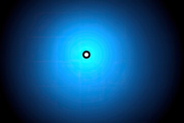 Wall Mural - abstract blue energy sphere