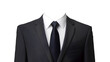 © MdMojnu - Background: transparent white. Photo of a suit and tie with no head, without a face.