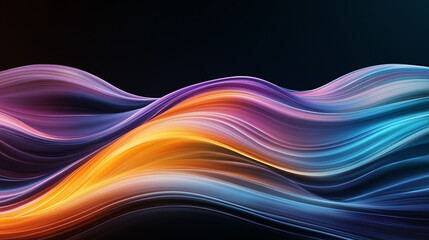 Wall Mural - colorful abstract waves: dynamic and vibrant abstract design featuring flowing waves of color, creat