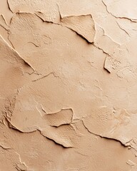 Fototapete - Abstract beige background shows stucco texture with decorative plaster pattern