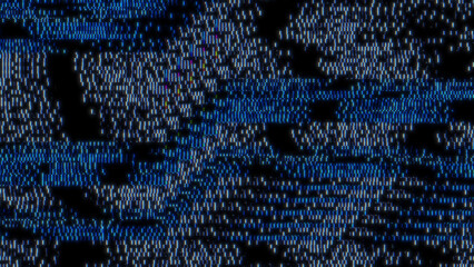Wall Mural - digital glitch noise static television vfx. visual video effects stripes background, crt tv screen n
