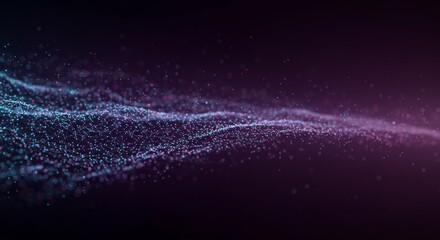 Wave of digital energy with technology-inspired visualization.