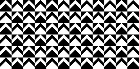 Fototapete - black and white chevrons. The chevrons are arranged in a grid-like formation, creating a visually dynamic and geometric design.