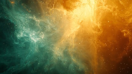 Wall Mural - beautiful nebula with a bright star in the background creating a celestial scene of cosmic beauty an