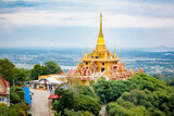 Wat Khiriwong, the highlight is the Ubosot and Phra Chulamani Chedi, located on the top of Khao Daowadueng, and offers a high angle view of Nakhon Sawan. It is a beautiful sunset viewing point.