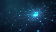 © Koly Akter - Abstract concepts of cybersecurity technology and digital data protection. Protect internet network connection with polygons, dots and lines with dark blue background