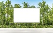 © Gaming - Empty Billboard Forest Scene