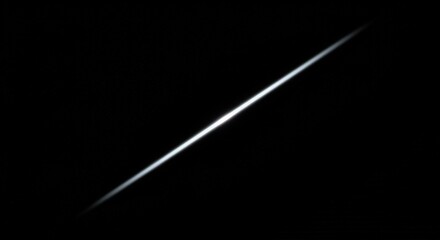Wall Mural - glowing line in dark space abstract background