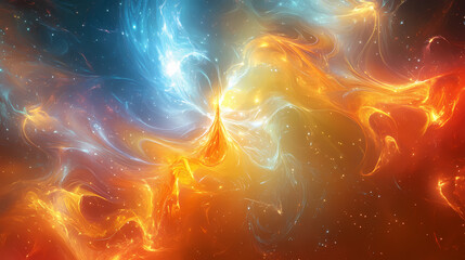 Wall Mural - boundless luminous trails