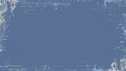 Poster - Blue background with a few white dots. The background is the main focus of the image