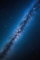 Wall Mural - a close up of a galaxy with a very long star in the middle