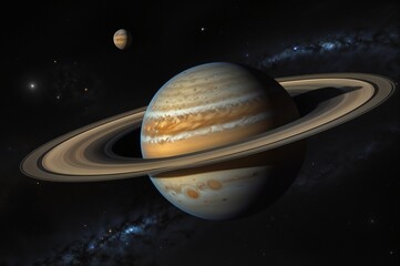 saturn in space