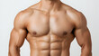 © AI_Nusantara - Muscular Male Torso Studio Portrait