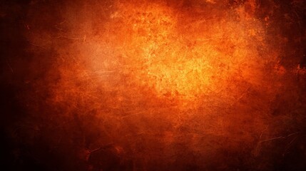 Poster - Red background with a yellowish orange spot in the middle. The background is a mix of red and orange colors