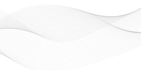 Wall Mural - wavy business curve lines on transparent background. abstract ocean wave line background. wave swirl