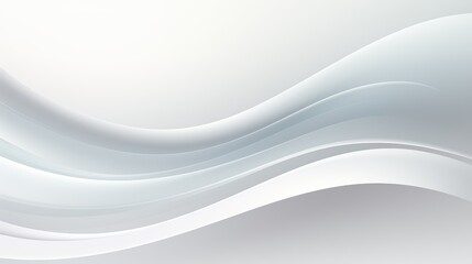 Aufkleber - White background with a wavy line. The line is white and it is curved. The line is not straight