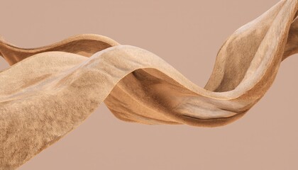 Fototapete - flowing fabric texture with soft curves for design, branding, and print use high-quality textile background for creative projects