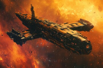 Wall Mural - in a galaxy where every star has a unique color and energy, one particular star begins to flicker an