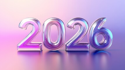 Leinwandbilder - Stylish 3D glass numbers 