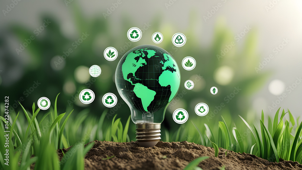 Ecology and sustainable environment of the world. Environmental ESG ...