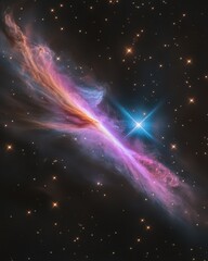 Wall Mural - intricate nebulae showcase celestial colors and formations.