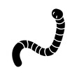 © Zeeshan - worm glyph flat vector icon