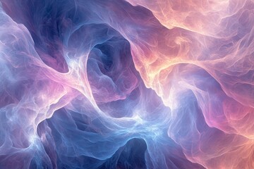 Wall Mural - abstract nebulae with swirling colors.