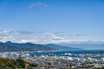 Poster - 静岡日本平から富士山