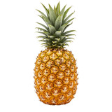pineapple on white background