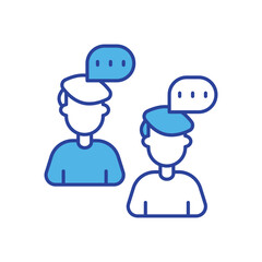 Communication icon vector stock illustration