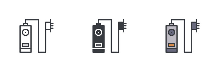 Aufkleber - Camera remote control different style icon set