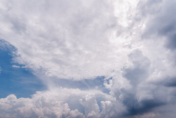 Wall Mural - dark storm clouds with background,dark clouds before a thunder-storm.