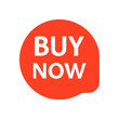 © VektorDesign - Buy now red circular button with white text