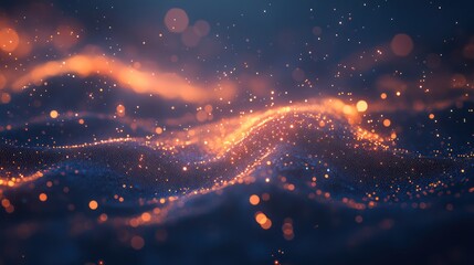 cosmic nebula swirl abstract background