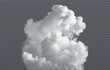 © Brain - Vector realistic cloud, smoke or fog on isolated transparent background. Cloud png. Smoke png