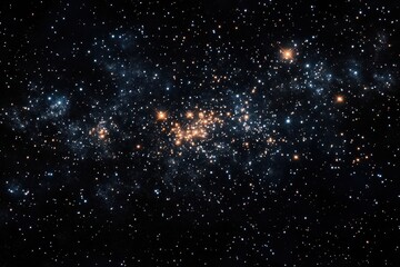 Wall Mural - star cluster astronomy universe night.
