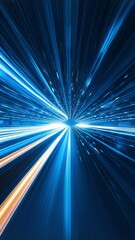 Aufkleber - Abstract Speed of Light Tunnel
