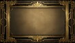 © Asad - The Roaring 20s Gold Art Deco Frame Background Design