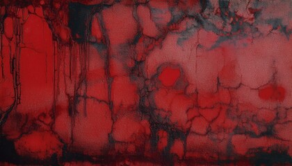 Aufkleber - blood red abstract texture with black streaks perfect for halloween themed designs, web backgrounds, or print media, high-quality textured graphic resource
