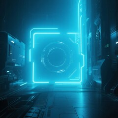 abstract technology background with binary code