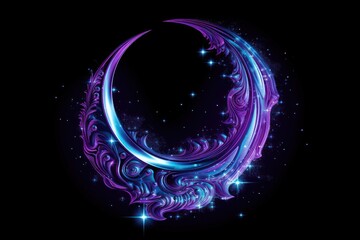 Wall Mural - moon night sky night astronomy nature.